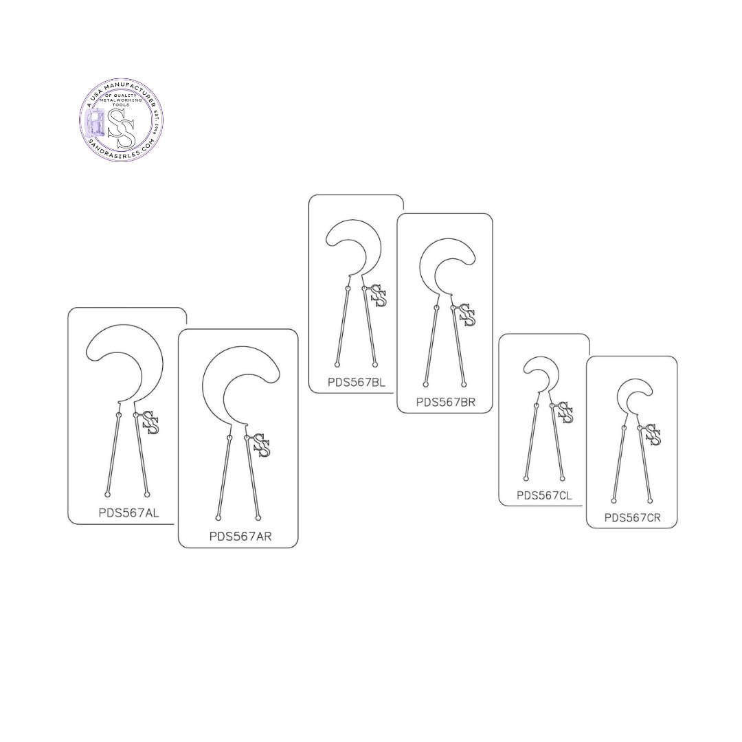 PANCAKE DIE PDS567 SHAPE 67 FREEFORM LRFT OR RIGHT